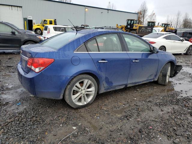 1G1PH5SC9C7281120 - 2012 CHEVROLET CRUZE LTZ BLUE photo 3