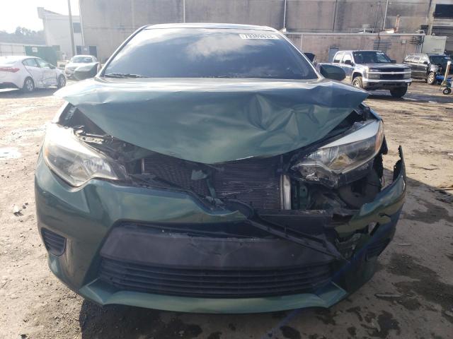 2T1BURHEXEC046384 - 2014 TOYOTA COROLLA L GREEN photo 5