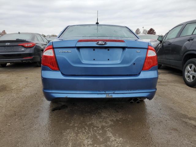 3FAHP0HA1AR305915 - 2010 FORD FUSION SE BLUE photo 6