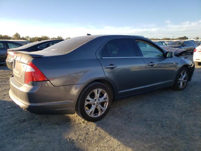 3FAHP0HA7CR231919 - 2012 FORD FUSION SE GRAY photo 3