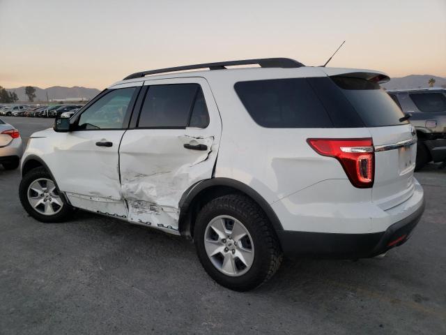 1FM5K7B87EGA27802 - 2014 FORD EXPLORER WHITE photo 2