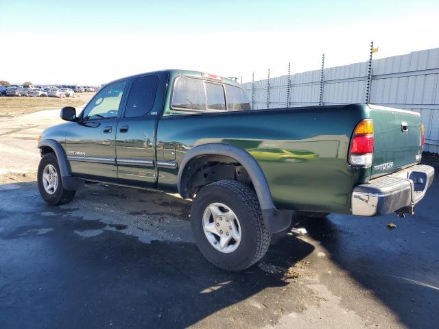 5TBBT4413YS011036 - 2000 TOYOTA TUNDRA ACCESS CAB GREEN photo 2