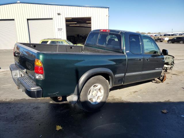 5TBBT4413YS011036 - 2000 TOYOTA TUNDRA ACCESS CAB GREEN photo 3