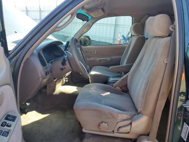 5TBBT4413YS011036 - 2000 TOYOTA TUNDRA ACCESS CAB მწვანე ფოტო 7