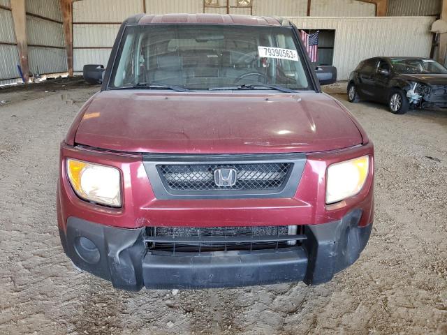 5J6YH18726L016415 - 2006 HONDA ELEMENT EX BURGUNDY photo 5