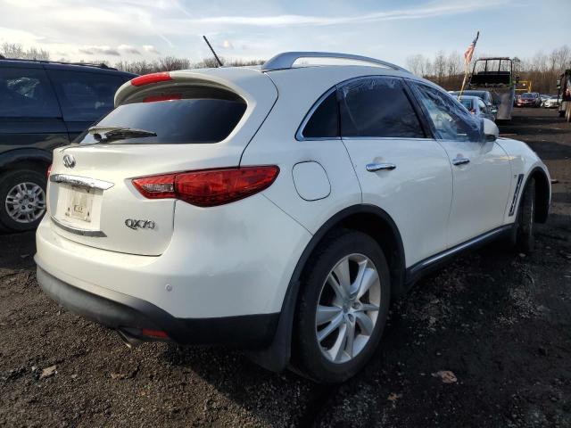 JN8CS1MWXEM411762 - 2014 INFINITI QX70 WHITE photo 3