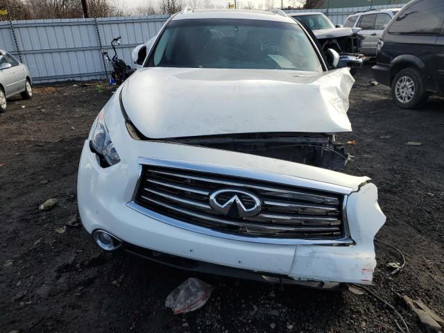 JN8CS1MWXEM411762 - 2014 INFINITI QX70 WHITE photo 5