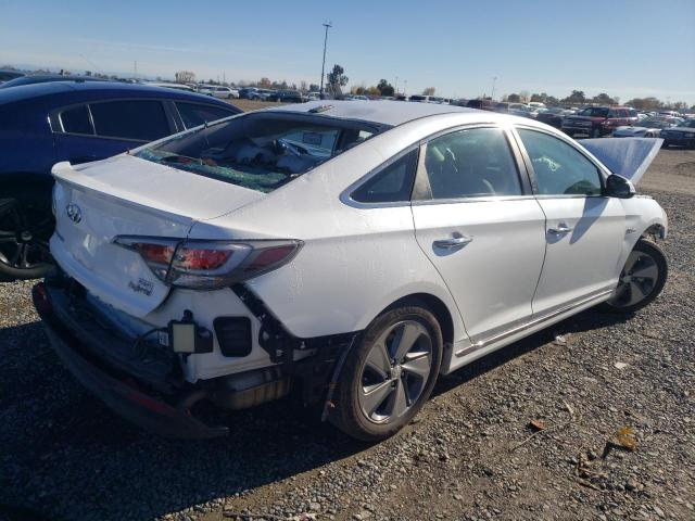 KMHE14L20HA071000 - 2017 HYUNDAI SONATA PLUG-IN HYBRID WHITE photo 3