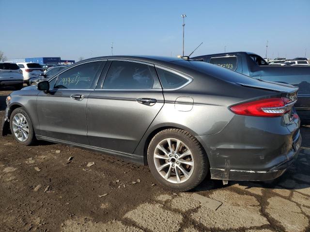 3FA6P0HD1HR122459 - 2017 FORD FUSION SE GRAY photo 2