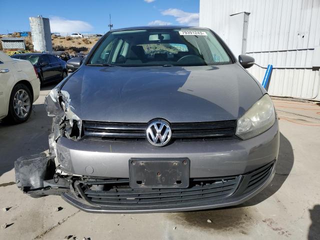 WVWAB7AJ9AW308443 - 2010 VOLKSWAGEN GOLF GRAY photo 5