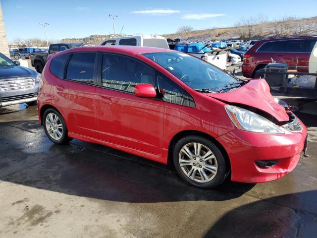 JHMGE88499C002832 - 2009 HONDA FIT SPORT RED photo 4