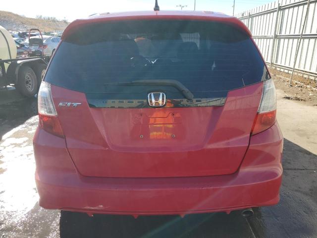 JHMGE88499C002832 - 2009 HONDA FIT SPORT RED photo 6