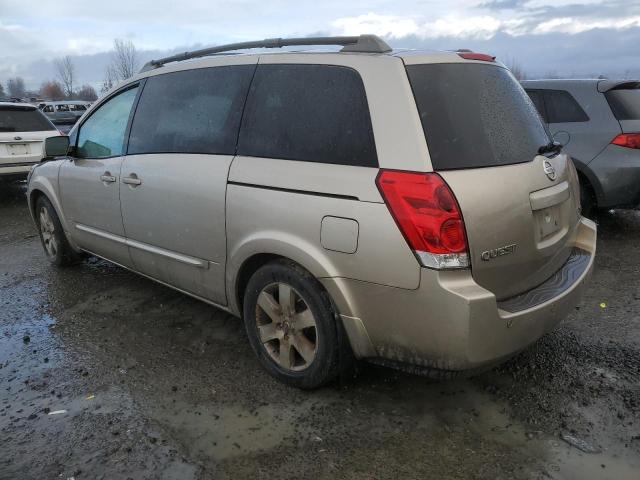 5N1BV28U65N119853 - 2005 NISSAN QUEST S GOLD photo 2