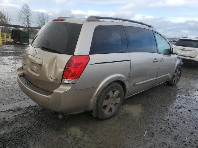 5N1BV28U65N119853 - 2005 NISSAN QUEST S GOLD photo 3