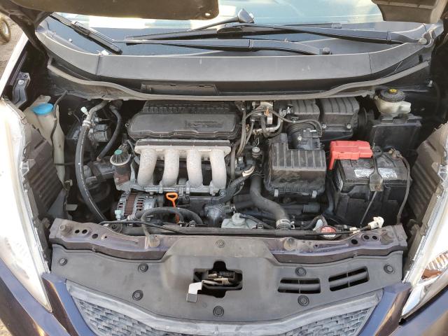 JHMGE8H47AC029094 - 2010 HONDA FIT SPORT BLUE photo 11