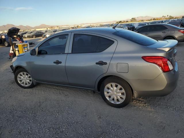 3N1CN7AP7EL863264 - 2014 NISSAN VERSA S GRAY photo 2