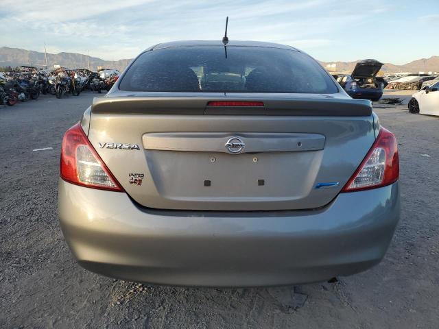 3N1CN7AP7EL863264 - 2014 NISSAN VERSA S GRAY photo 6