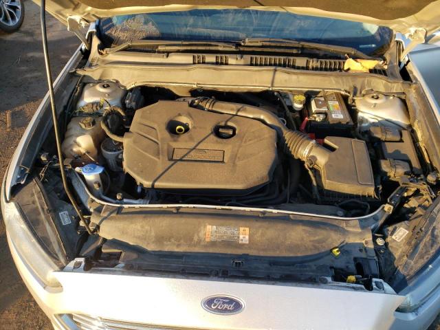 3FA6P0T99FR187821 - 2015 FORD FUSION SE SILVER photo 11