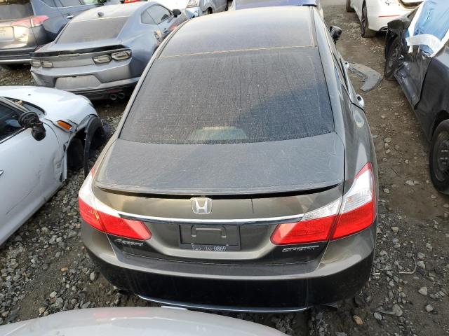 1HGCR2F56EA093787 - 2014 HONDA ACCORD SPORT GRAY photo 6