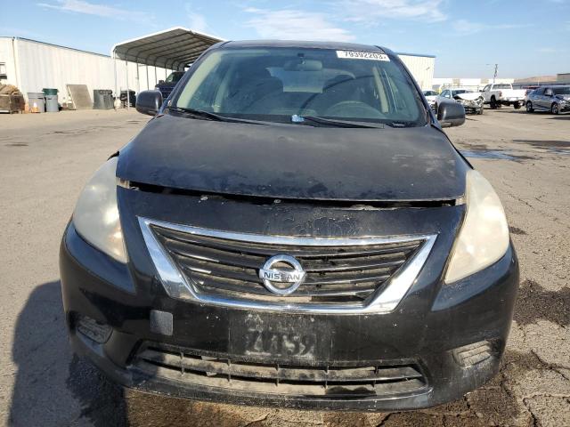 3N1CN7AP1EK443683 - 2014 NISSAN VERSA S BLACK photo 5