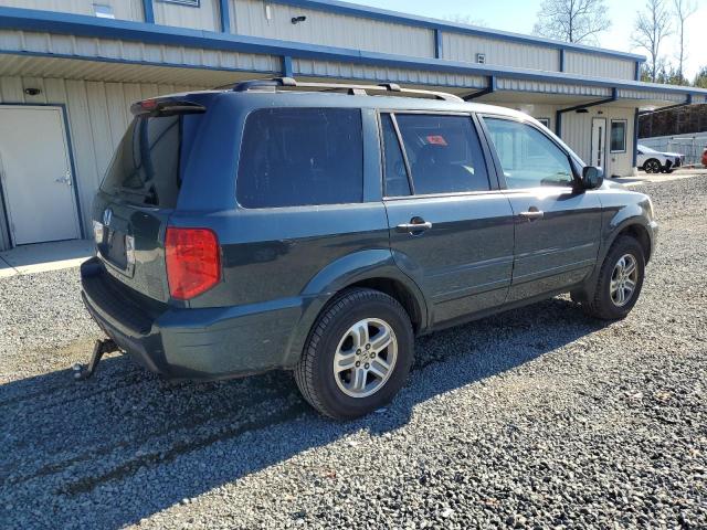 5FNYF18635B009994 - 2005 HONDA PILOT EXL CHARCOAL photo 3