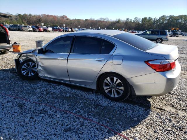 1HGCR2F30EA257789 - 2014 HONDA ACCORD LX SILVER photo 2