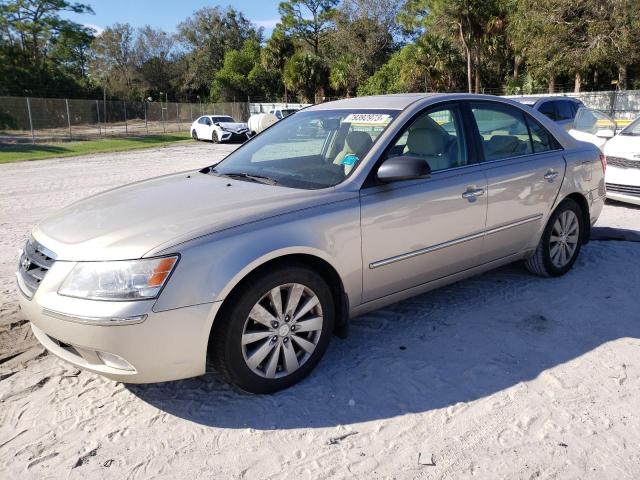 5NPEU46C49H566567 - 2009 HYUNDAI SONATA SE BEIGE photo 1