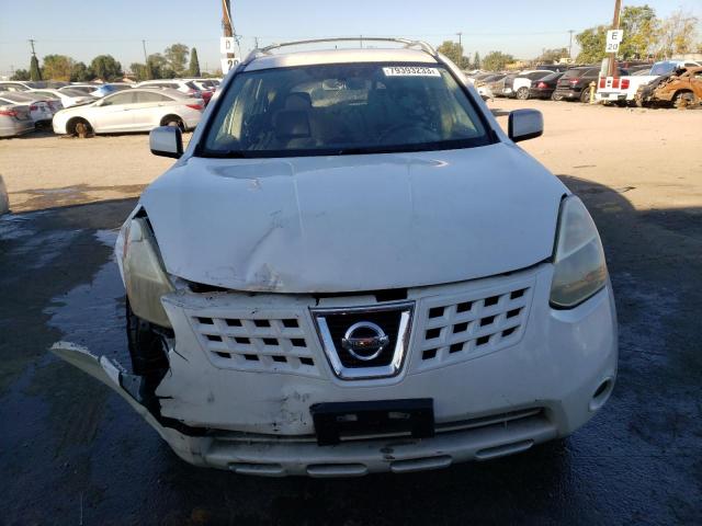 JN8AS58T38W007290 - 2008 NISSAN ROGUE S WHITE photo 5