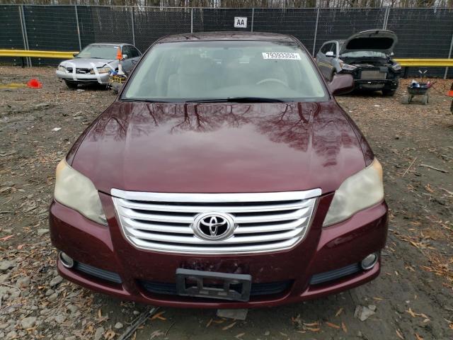 4T1BK36B39U347045 - 2009 TOYOTA AVALON XL BURGUNDY photo 5