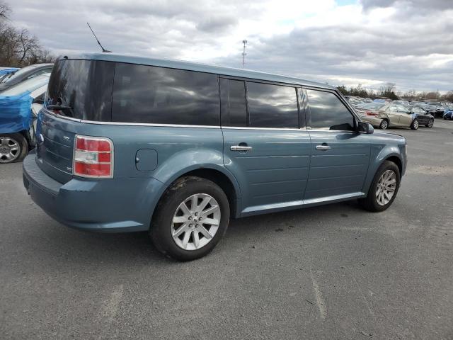 2FMHK6CC4ABA66388 - 2010 FORD FLEX SEL BLUE photo 3