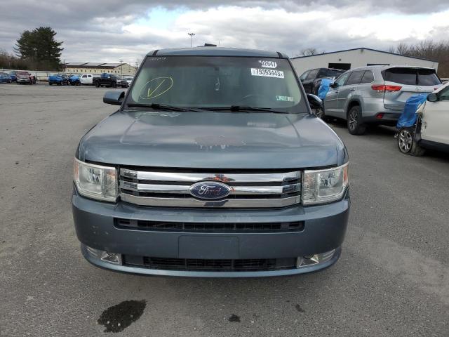 2FMHK6CC4ABA66388 - 2010 FORD FLEX SEL BLUE photo 5