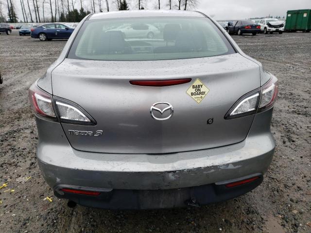 JM1BL1UF2B1421784 - 2011 MAZDA 3 I GRAY photo 6