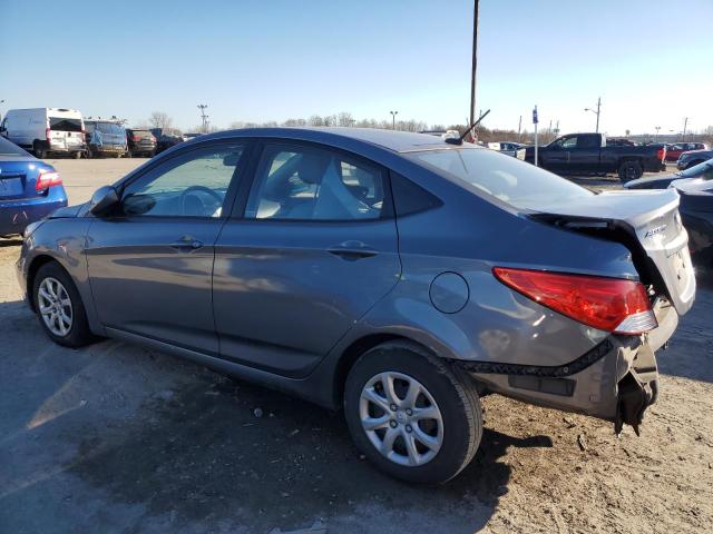 KMHCT4AE6EU600796 - 2014 HYUNDAI ACCENT GLS GRAY photo 2