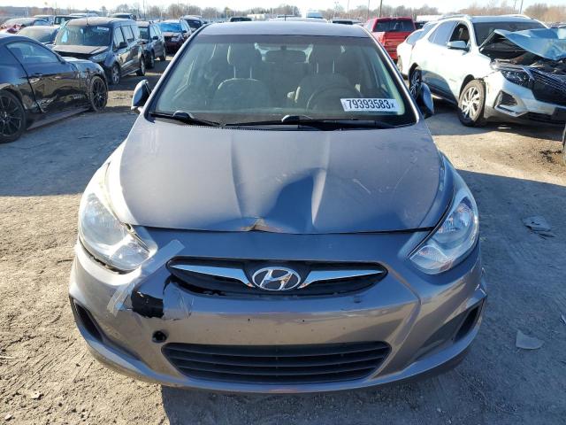 KMHCT4AE6EU600796 - 2014 HYUNDAI ACCENT GLS GRAY photo 5