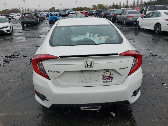 19XFC2F80LE202181 - 2020 HONDA CIVIC SPORT WHITE photo 6