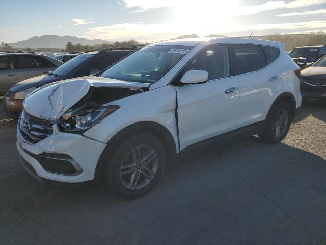 5NMZT3LB9JH083765 - 2018 HYUNDAI SANTA FE S WHITE photo 1