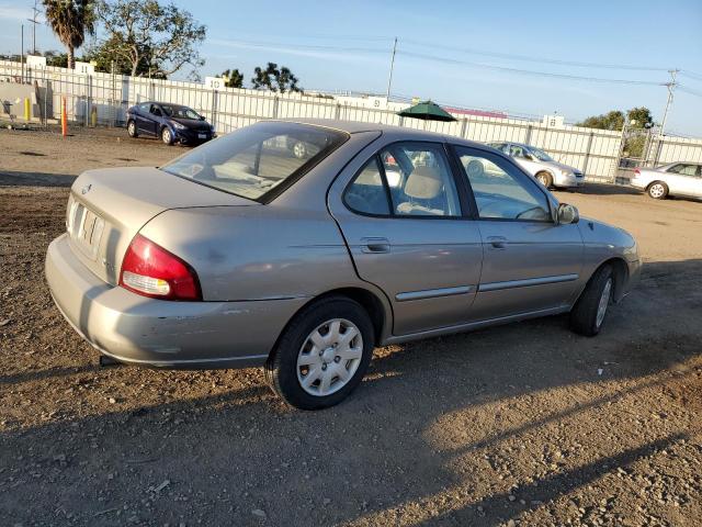 3N1CB51D21L505857 - 2001 NISSAN SENTRA XE TAN photo 3