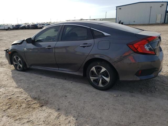 2HGFC2F6XMH545604 - 2021 HONDA CIVIC LX GRAY photo 2