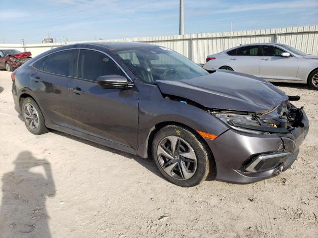 2HGFC2F6XMH545604 - 2021 HONDA CIVIC LX GRAY photo 4