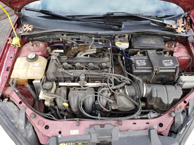 1FAHP31NX7W207969 - 2007 FORD FOCUS ZX3 BURGUNDY photo 11