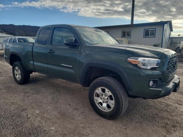 3TYSZ5AN9MT036220 - 2021 TOYOTA TACOMA ACCESS CAB GREEN photo 4