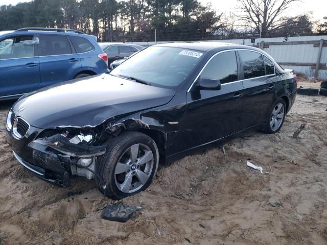 WBANV13558C150424 - 2008 BMW 528 XI BLACK photo 1