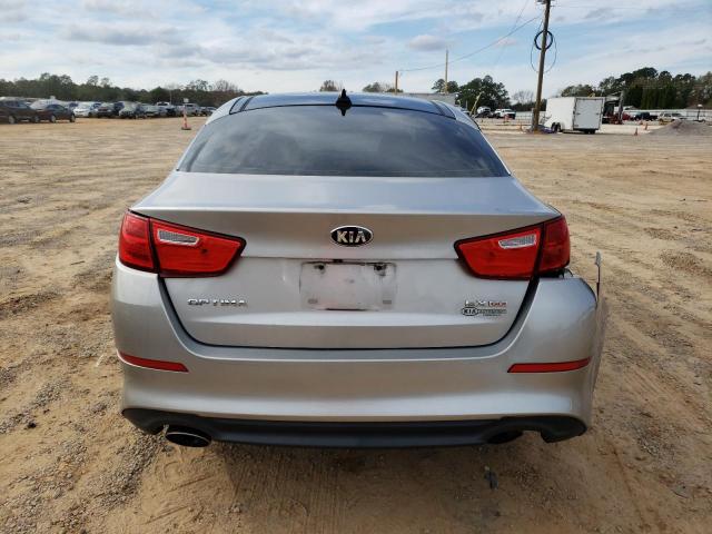 5XXGN4A71EG336023 - 2014 KIA OPTIMA EX SILVER photo 6