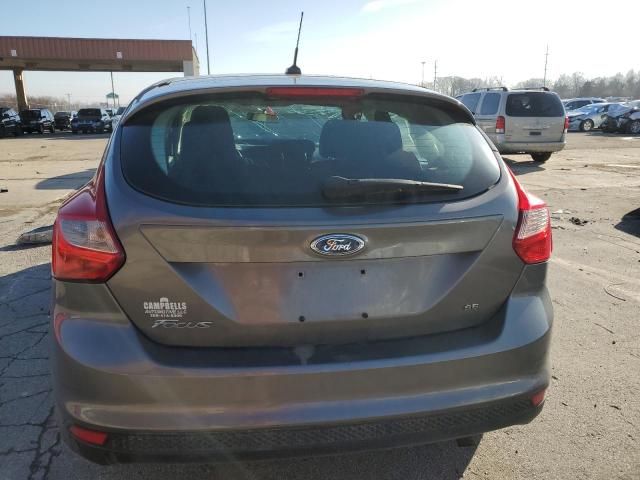 1FADP3K23DL342095 - 2013 FORD FOCUS SE GRAY photo 6