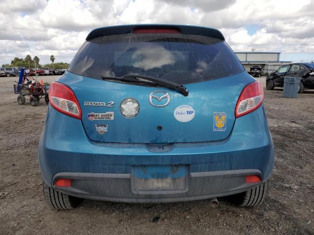 JM1DE1LY8C0131725 - 2012 MAZDA MAZDA2 BLUE photo 6