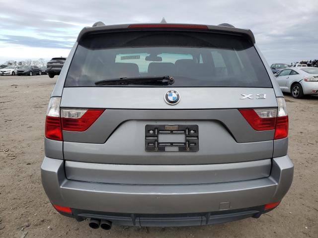 WBXPC93498WJ09027 - 2008 BMW X3 3.0SI SILVER photo 6