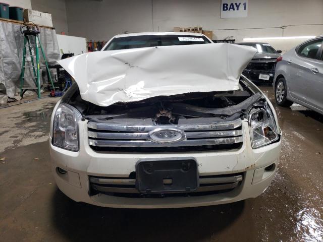 3FAHP08109R130570 - 2009 FORD FUSION SEL WHITE photo 5