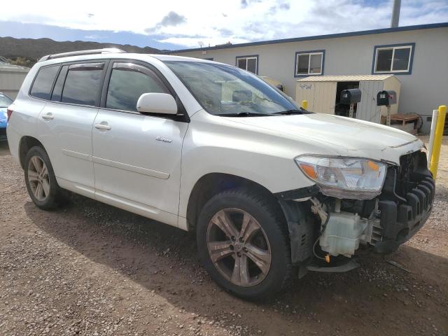 JTEDS43A982033596 - 2008 TOYOTA HIGHLANDER SPORT WHITE photo 4