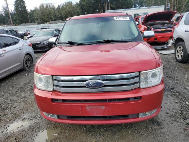 2FMHK6DC5ABD01072 - 2010 FORD FLEX LIMITED RED photo 5