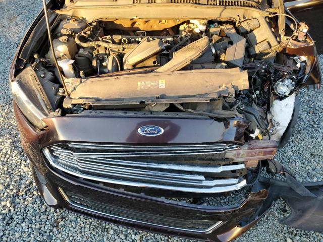 3FA6P0G77DR137618 - 2013 FORD FUSION S BROWN photo 11